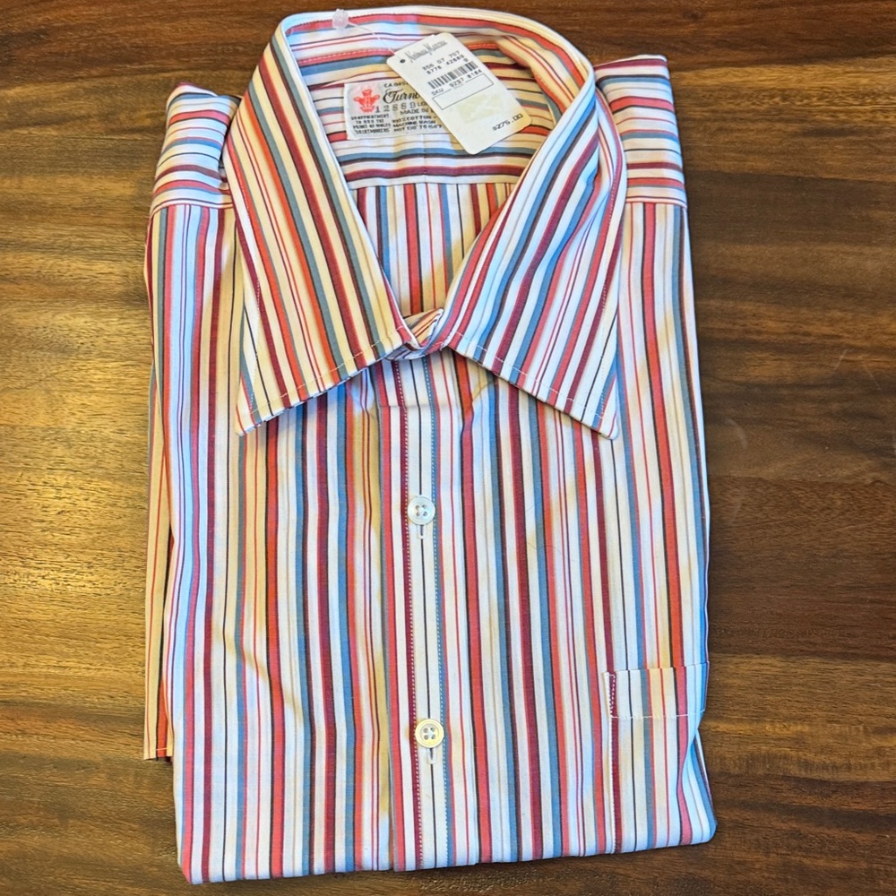 Turnbull & Asser Multicolor Striped Shirt
